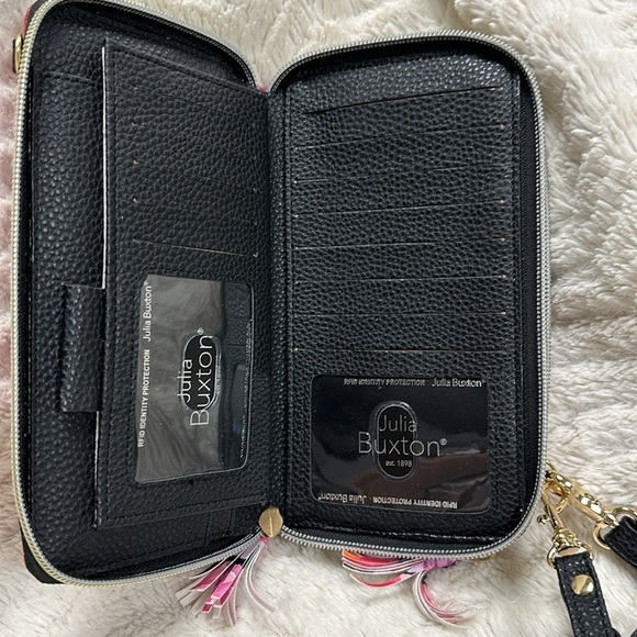 NEW Julia Buxton RFID-Blocking Ultimate Organizer / Wallet/Crossbody, Multicolor - Picture 5 of 8